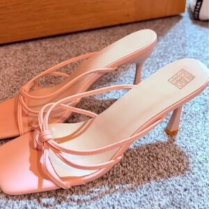 H&M Light Pink Strappy Heels